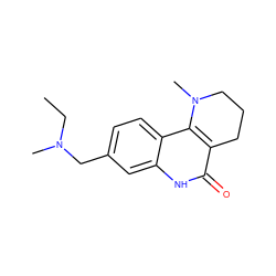 CCN(C)Cc1ccc2c3c(c(=O)[nH]c2c1)CCCN3C ZINC000118733771