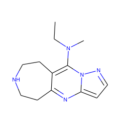 CCN(C)c1c2c(nc3ccnn13)CCNCC2 ZINC000066111714