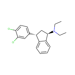 CCN(CC)[C@@H]1C[C@@H](c2ccc(Cl)c(Cl)c2)c2ccccc21 ZINC000029485683