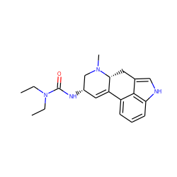 CCN(CC)C(=O)N[C@H]1C=C2c3cccc4[nH]cc(c34)C[C@H]2N(C)C1 ZINC000003831001