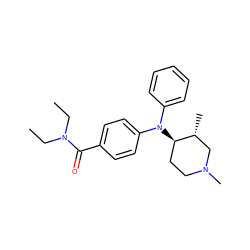 CCN(CC)C(=O)c1ccc(N(c2ccccc2)[C@@H]2CCN(C)C[C@H]2C)cc1 ZINC000013862295