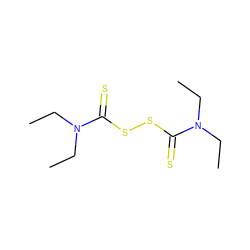 CCN(CC)C(=S)SSC(=S)N(CC)CC ZINC000001529266