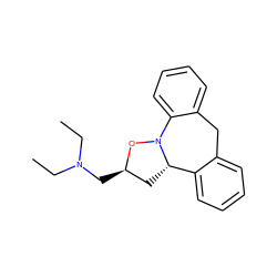 CCN(CC)C[C@@H]1C[C@H]2c3ccccc3Cc3ccccc3N2O1 ZINC000013436850