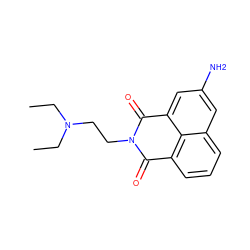 CCN(CC)CCN1C(=O)c2cccc3cc(N)cc(c23)C1=O ZINC000003954552