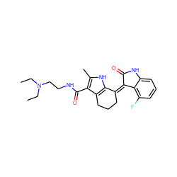 CCN(CC)CCNC(=O)c1c(C)[nH]c2c1CCC/C2=C1/C(=O)Nc2cccc(F)c21 ZINC000096284779