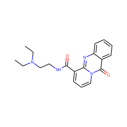 CCN(CC)CCNC(=O)c1cccn2c(=O)c3ccccc3nc12 ZINC000169349078