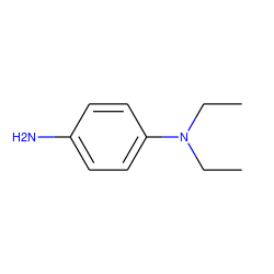 CCN(CC)c1ccc(N)cc1 ZINC000000388427