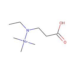 CCN(CCC(=O)O)[N+](C)(C)C ZINC000169309026