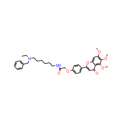 CCN(CCCCCCNC(=O)COc1ccc(-c2cc(=O)c3c(OC)c(OC)c(OC)cc3o2)cc1)Cc1ccccc1 ZINC001772570786