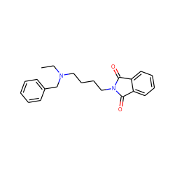 CCN(CCCCN1C(=O)c2ccccc2C1=O)Cc1ccccc1 ZINC000028628533