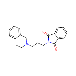 CCN(CCCN1C(=O)c2ccccc2C1=O)Cc1ccccc1 ZINC000028628526