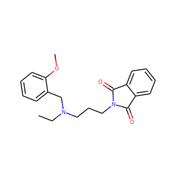 CCN(CCCN1C(=O)c2ccccc2C1=O)Cc1ccccc1OC ZINC001772613415