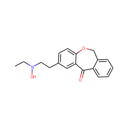 CCN(O)CCc1ccc2c(c1)C(=O)c1ccccc1CO2 ZINC000000004931