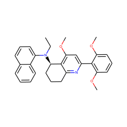 CCN(c1cccc2ccccc12)[C@@H]1CCCc2nc(-c3c(OC)cccc3OC)cc(OC)c21 ZINC000029053994