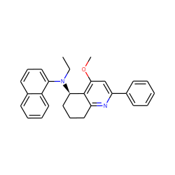 CCN(c1cccc2ccccc12)[C@@H]1CCCc2nc(-c3ccccc3)cc(OC)c21 ZINC000029053397