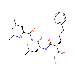 CCN[C@@H](CC(C)C)C(=O)NC(=O)[C@H](CC(C)C)NC(=O)[C@@H](CCCc1ccccc1)C(=O)CS ZINC000034801668