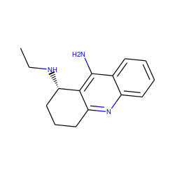 CCN[C@H]1CCCc2nc3ccccc3c(N)c21 ZINC000000011458