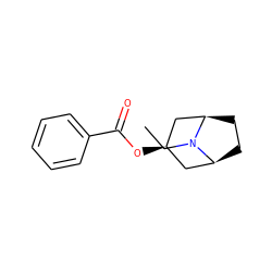 CCN1[C@H]2CC[C@@H]1C[C@H](OC(=O)c1ccccc1)C2 ZINC000103225868