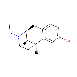 CCN1CC[C@]2(C)c3cc(O)ccc3C[C@H]1[C@@H]2C ZINC000027084661