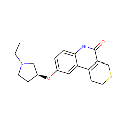 CCN1CC[C@H](Oc2ccc3[nH]c(=O)c4c(c3c2)CCSC4)C1 ZINC000049112648