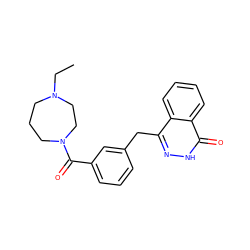 CCN1CCCN(C(=O)c2cccc(Cc3n[nH]c(=O)c4ccccc34)c2)CC1 ZINC000028570295