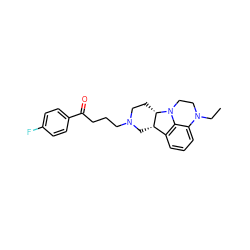 CCN1CCN2c3c(cccc31)[C@@H]1CN(CCCC(=O)c3ccc(F)cc3)CC[C@@H]12 ZINC000140844116