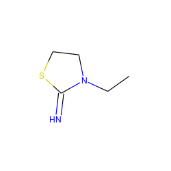 CCN1CCSC1=N ZINC000003603186