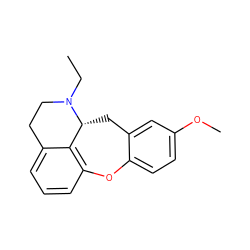 CCN1CCc2cccc3c2[C@H]1Cc1cc(OC)ccc1O3 ZINC000013805142