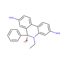 CCN1c2cc(N)ccc2-c2ccc(N)cc2[C@]1(O)c1ccccc1 ZINC000063539690