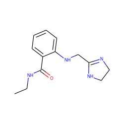 CCNC(=O)c1ccccc1NCC1=NCCN1 ZINC000026733891