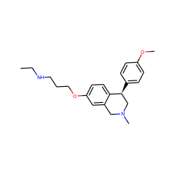 CCNCCCOc1ccc2c(c1)CN(C)C[C@@H]2c1ccc(OC)cc1 ZINC000028818083