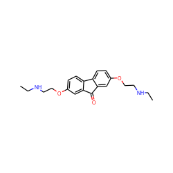 CCNCCOc1ccc2c(c1)C(=O)c1cc(OCCNCC)ccc1-2 ZINC000073198986