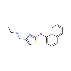 CCNCc1csc(Nc2cccc3ccccc23)n1 ZINC000036159681