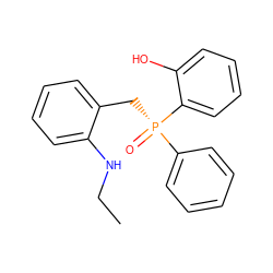 CCNc1ccccc1C[P@@](=O)(c1ccccc1)c1ccccc1O ZINC000002315715