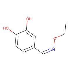 CCO/N=C\c1ccc(O)c(O)c1 ZINC000045259594