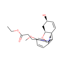 CCOC(=O)CCN1CC[C@@]23C=C[C@H](O)C[C@@H]2Oc2c(OC)ccc(c23)C1 ZINC000039293234