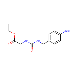 CCOC(=O)CNC(=O)NCc1ccc(N)cc1 ZINC000095921255