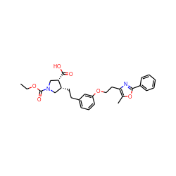 CCOC(=O)N1C[C@@H](CCc2cccc(OCCc3nc(-c4ccccc4)oc3C)c2)[C@@H](C(=O)O)C1 ZINC000137122933