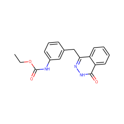 CCOC(=O)Nc1cccc(Cc2n[nH]c(=O)c3ccccc23)c1 ZINC000028523589