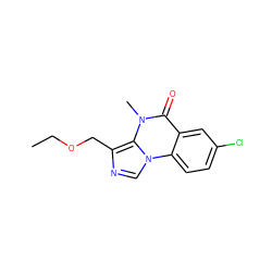 CCOCc1ncn2c3ccc(Cl)cc3c(=O)n(C)c12 ZINC000040862642