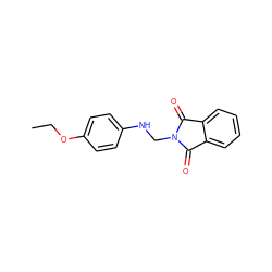 CCOc1ccc(NCN2C(=O)c3ccccc3C2=O)cc1 ZINC000000094081