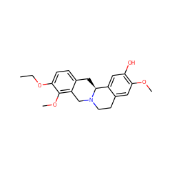 CCOc1ccc2c(c1OC)CN1CCc3cc(OC)c(O)cc3[C@@H]1C2 ZINC000653724749