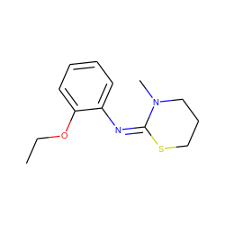 CCOc1ccccc1/N=C1/SCCCN1C ZINC000036383983