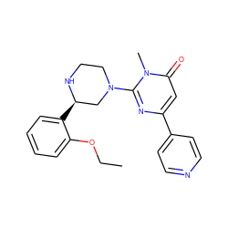 CCOc1ccccc1[C@@H]1CN(c2nc(-c3ccncc3)cc(=O)n2C)CCN1 ZINC000034525338