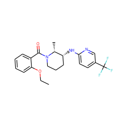 CCOc1ccccc1C(=O)N1CCC[C@@H](Nc2ccc(C(F)(F)F)cn2)[C@H]1C ZINC000218498928