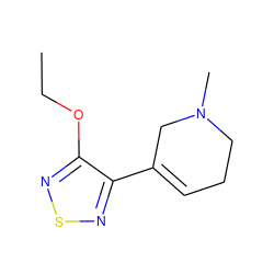 CCOc1nsnc1C1=CCCN(C)C1 ZINC000000012621