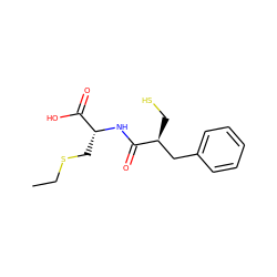 CCSC[C@@H](NC(=O)[C@@H](CS)Cc1ccccc1)C(=O)O ZINC000026491779