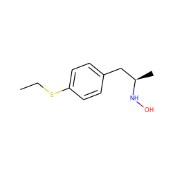 CCSc1ccc(C[C@@H](C)NO)cc1 ZINC000049000005