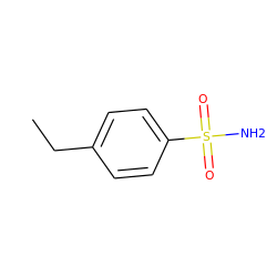 CCc1ccc(S(N)(=O)=O)cc1 ZINC000000403990