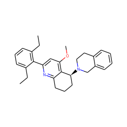 CCc1cccc(CC)c1-c1cc(OC)c2c(n1)CCC[C@@H]2N1CCc2ccccc2C1 ZINC000029054676